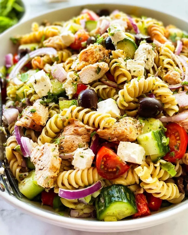 Greek-Chicken-Pasta-Salad-Healthy-High-Protein-Easy-Meal-Prep-Recipe
