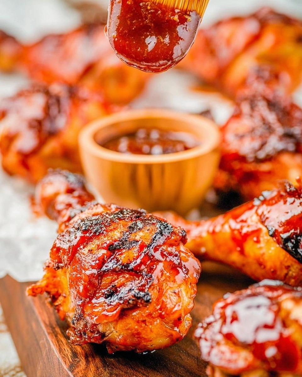 Grilled BBQ Chicken Drumsticks | Sticky Smoky Summer Cookout Chicken