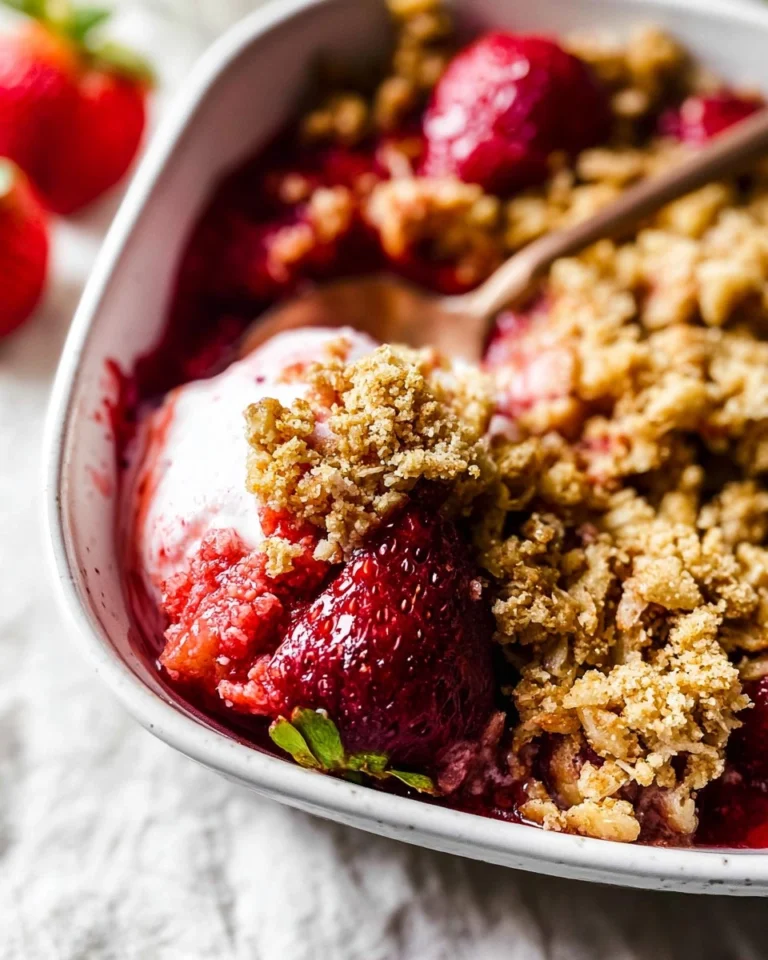 Healthy-Strawberry-Crisp-Gluten-Free-Easy-Almond-Flour-Crumble-Recipe