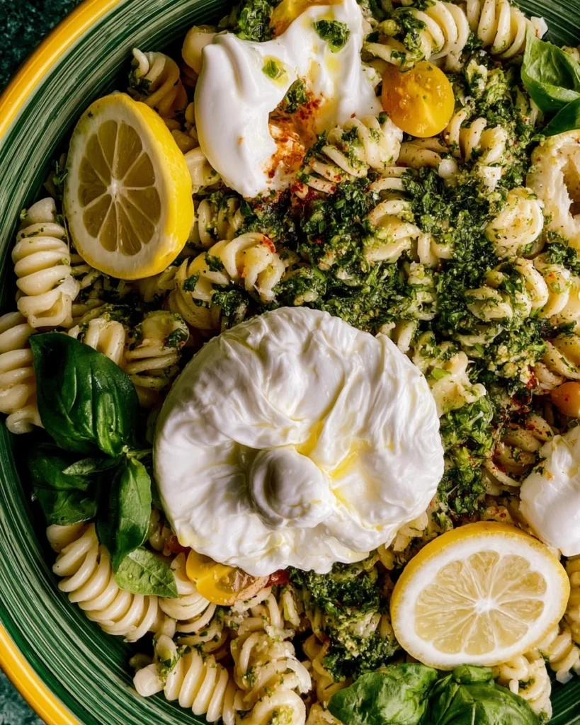Lemon-Herb-Pasta-Salad-with-Burrata-Recipe
