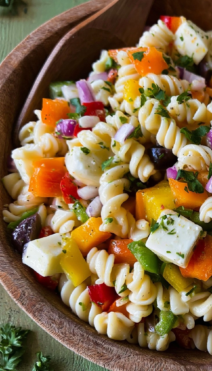 Pasta Salad | Easy Potluck Side for Cookouts and Picnics