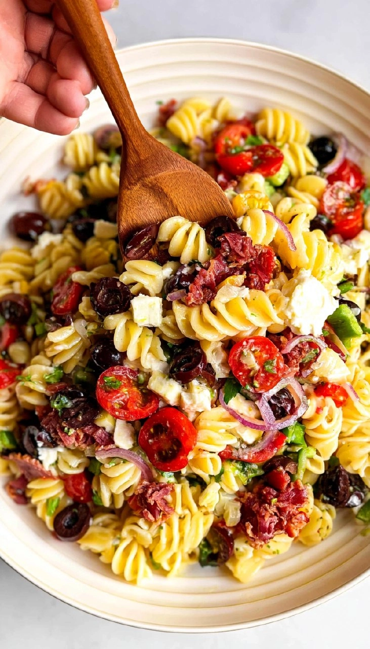 Pasta Salad | Easy Potluck Side for Picnics and BBQs
