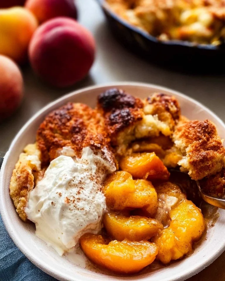 Peach-Cobbler-Old-Fashioned-Summer-Fruit-Dessert-Recipe