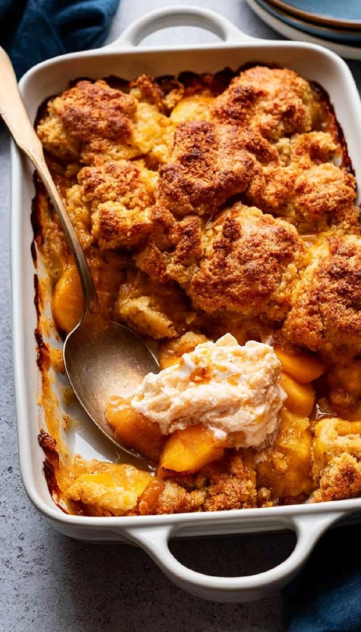 Peach Cobbler | Old-Fashioned Summer Fruit Dessert