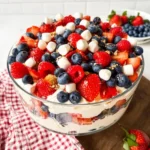 Red-White-and-Blue-Cheesecake-Salad-Patriotic-No-Bake-Dessert-for-the-4th-of-July-Recipe