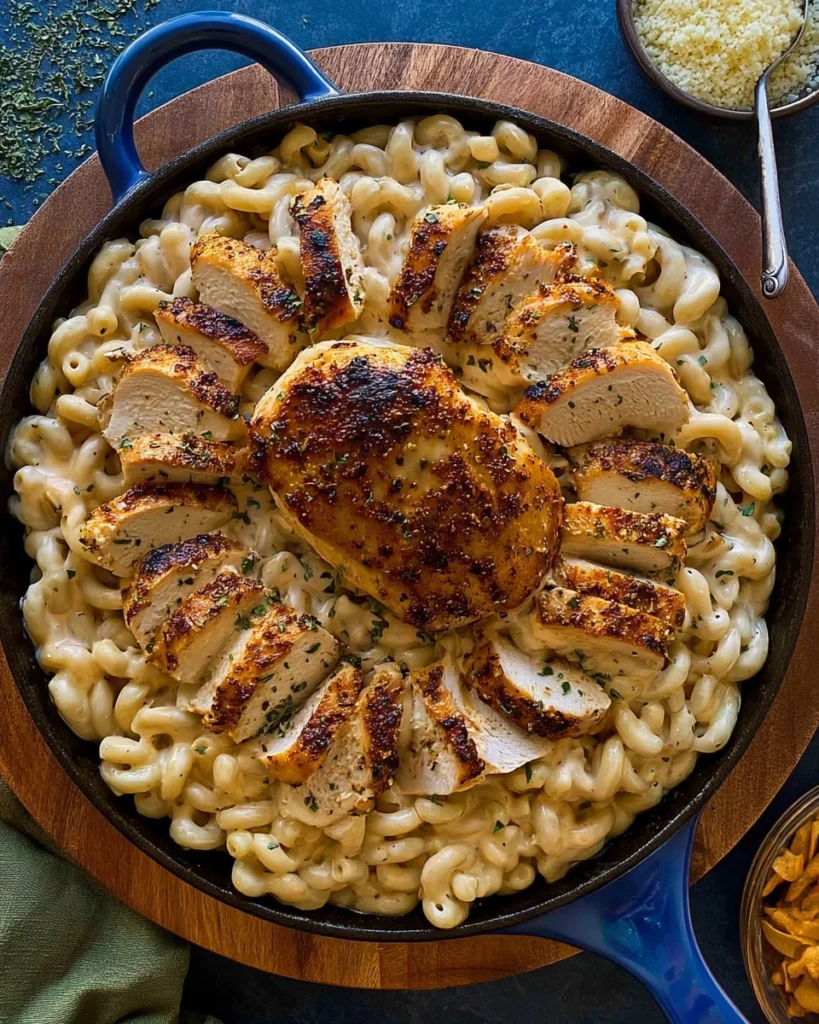 White-Cheddar-Ranch-Chicken-Pasta-Recipe