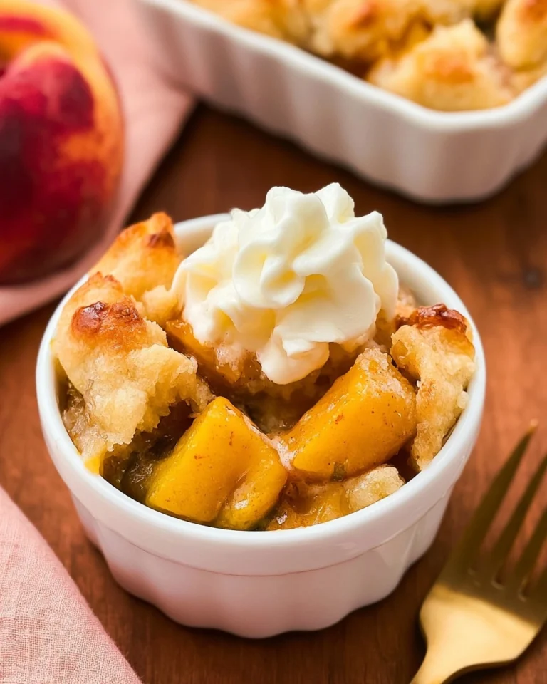 Air-Fryer-Mini-Peach-Cobbler-Recipe