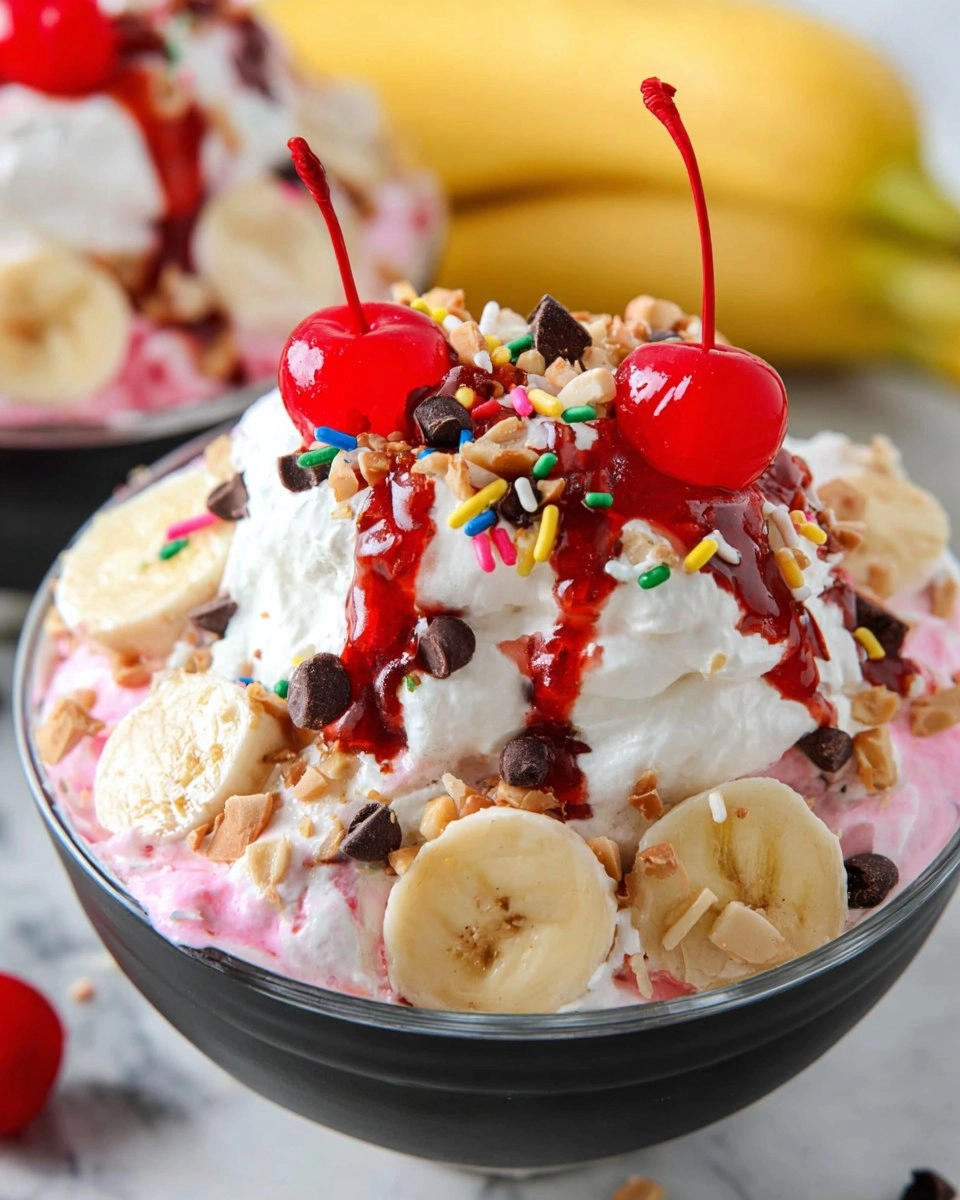 Banana Split Fluff Salad