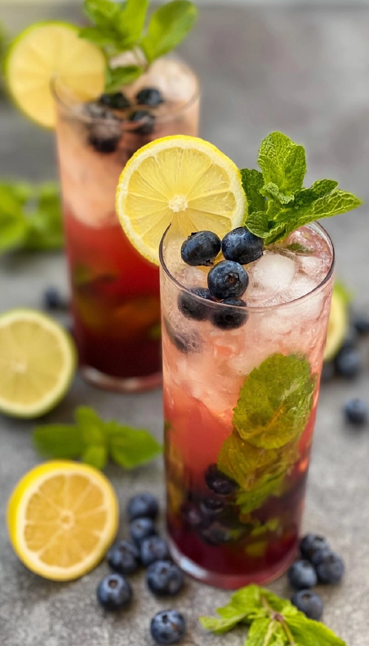 Blueberry Mojitos