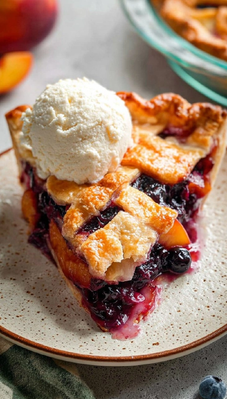 Blueberry Peach Pie