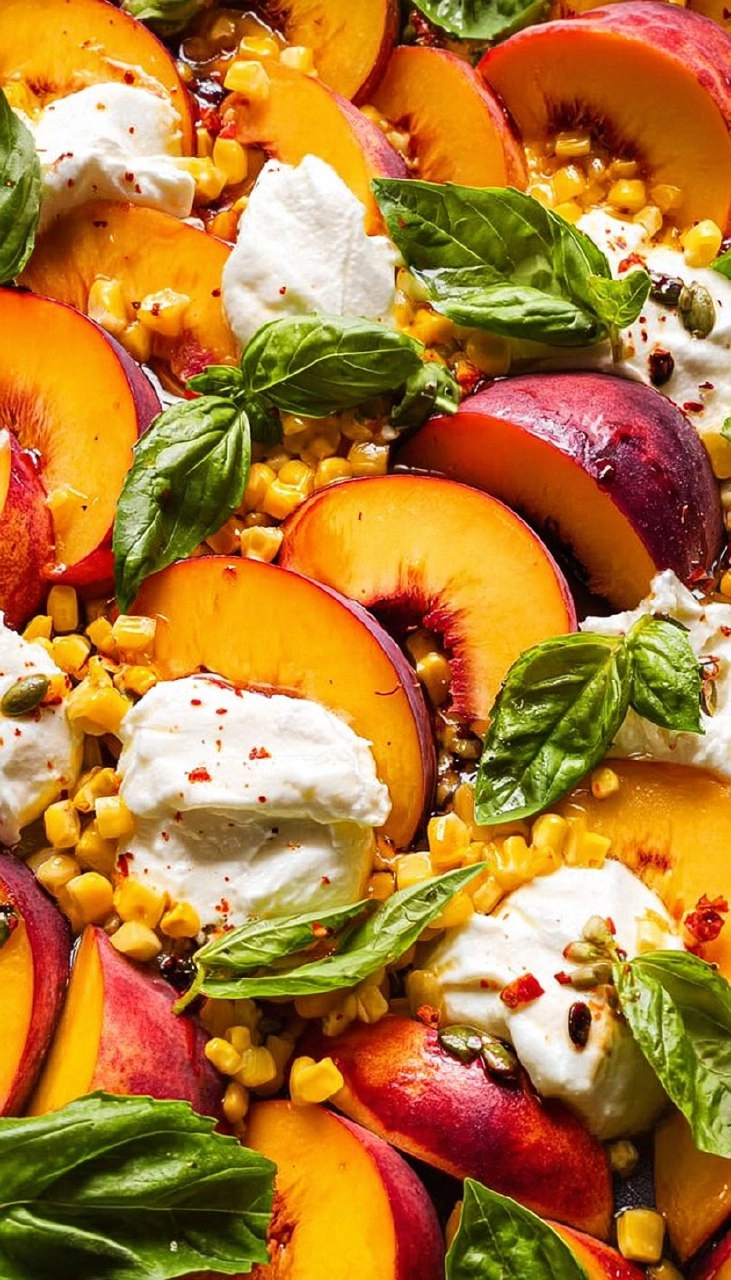 Burrata Peach Salad