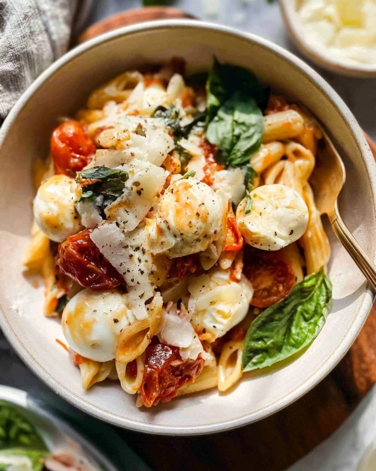 Caprese-Pasta-Easy-Tomato-Mozzarella-Pasta-Recipe