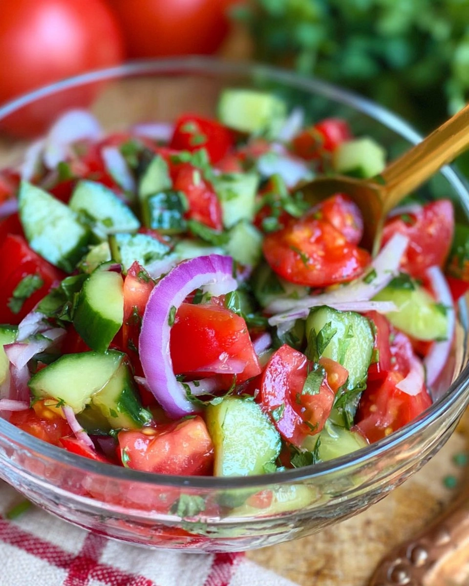 Classic Cucumber Tomato Salad