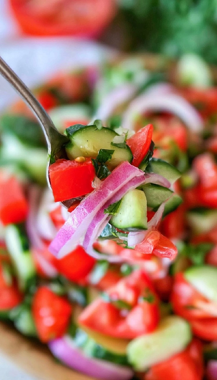 Classic Cucumber Tomato Salad