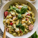Creamy Chicken Pesto Pasta Salad 129 Creamy-Chicken-Pesto-Pasta-Salad-Recipe