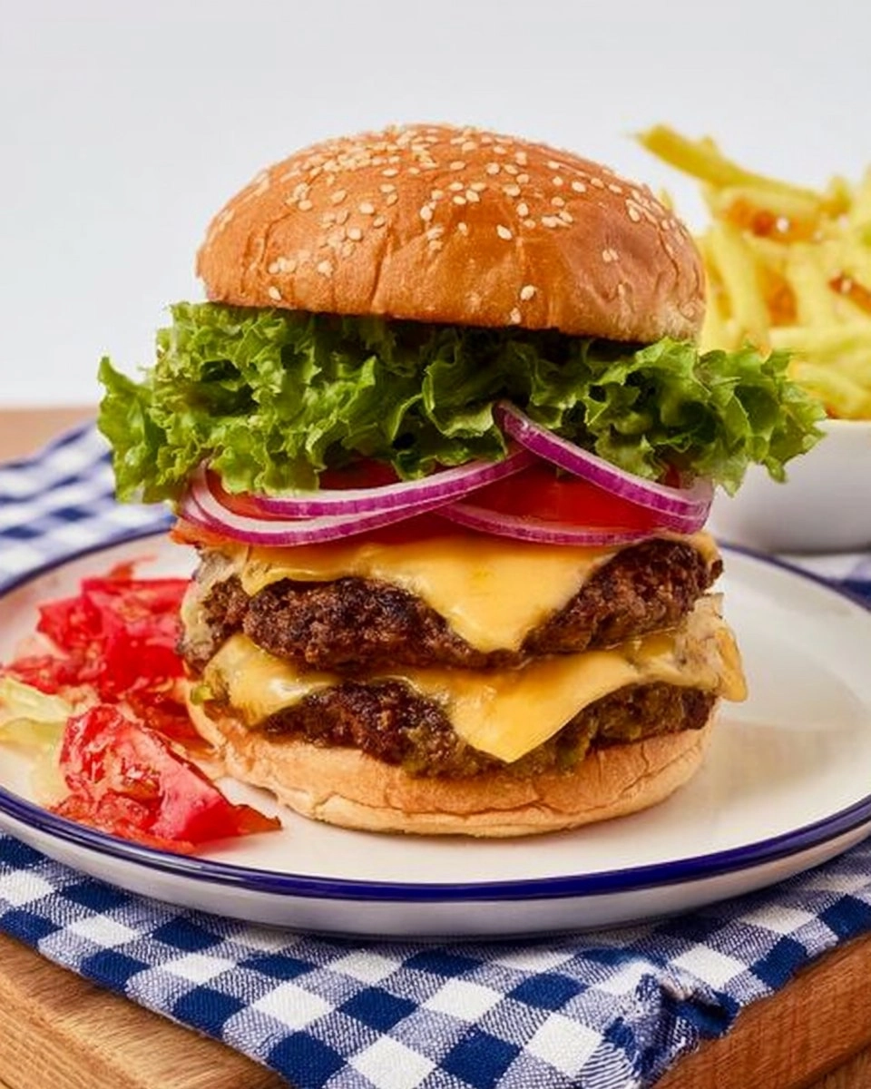 Double Cheeseburger 6 Double-Cheeseburger-Recipe