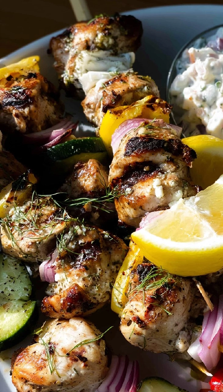 Grilled Greek Chicken Kabobs 100 Grilled Greek Chicken Kabobs