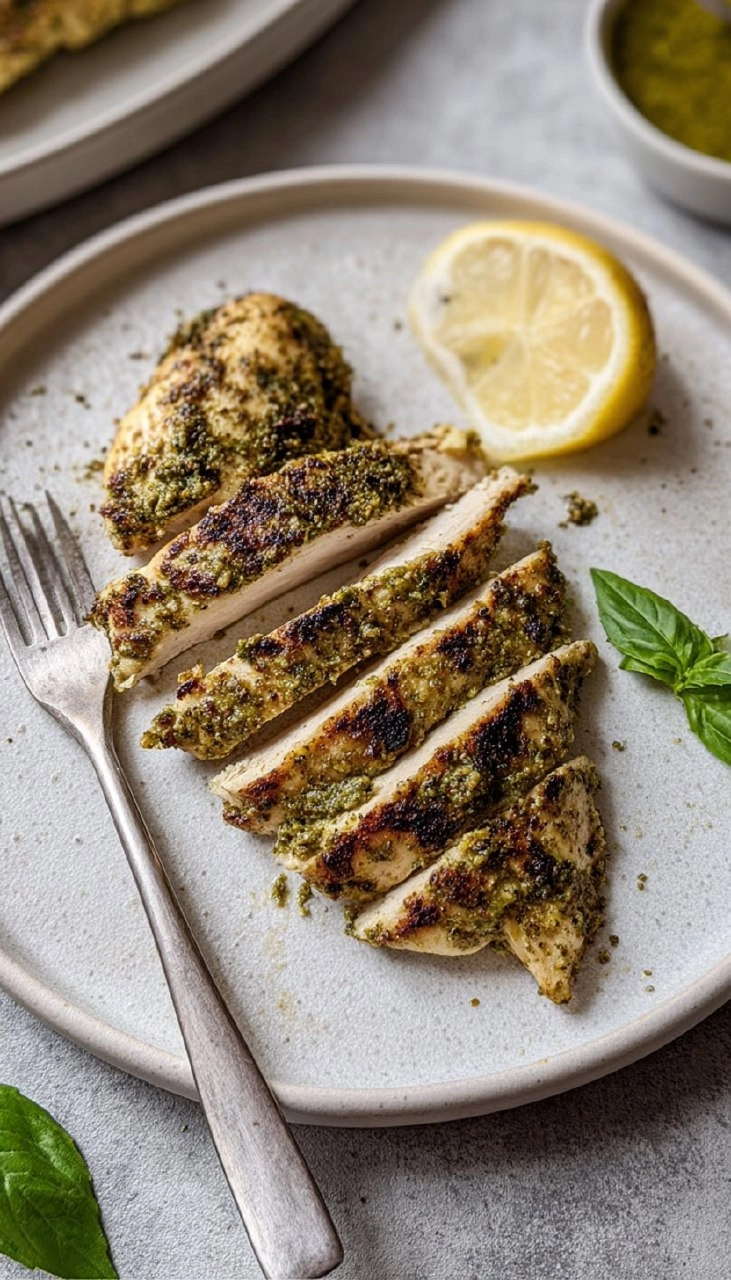 Grilled Pesto Chicken