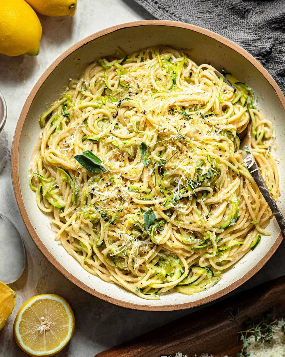 Lemon Zucchini Pasta