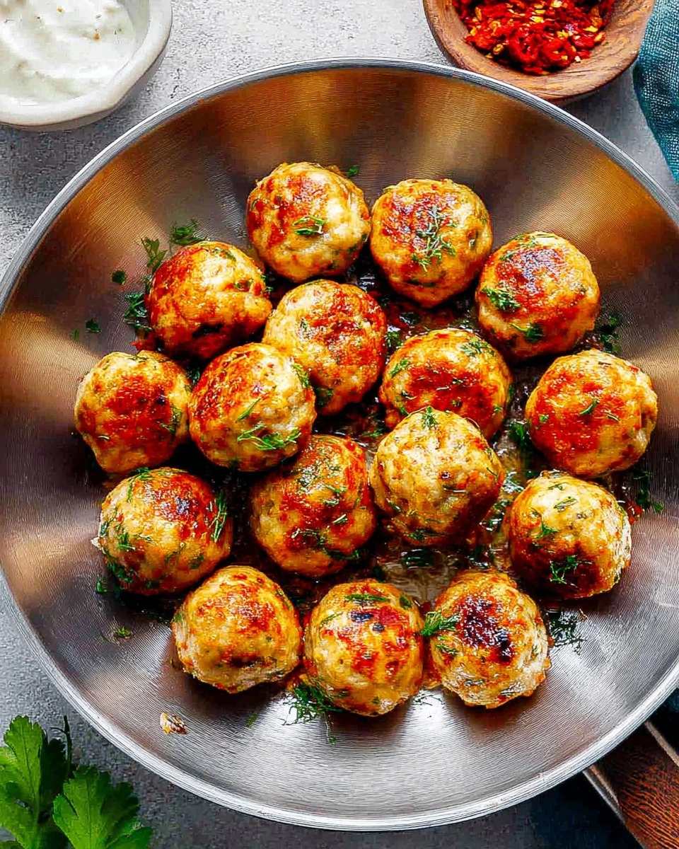 Mediterranean Chicken Meatballs 104 Mediterranean Chicken Meatballs