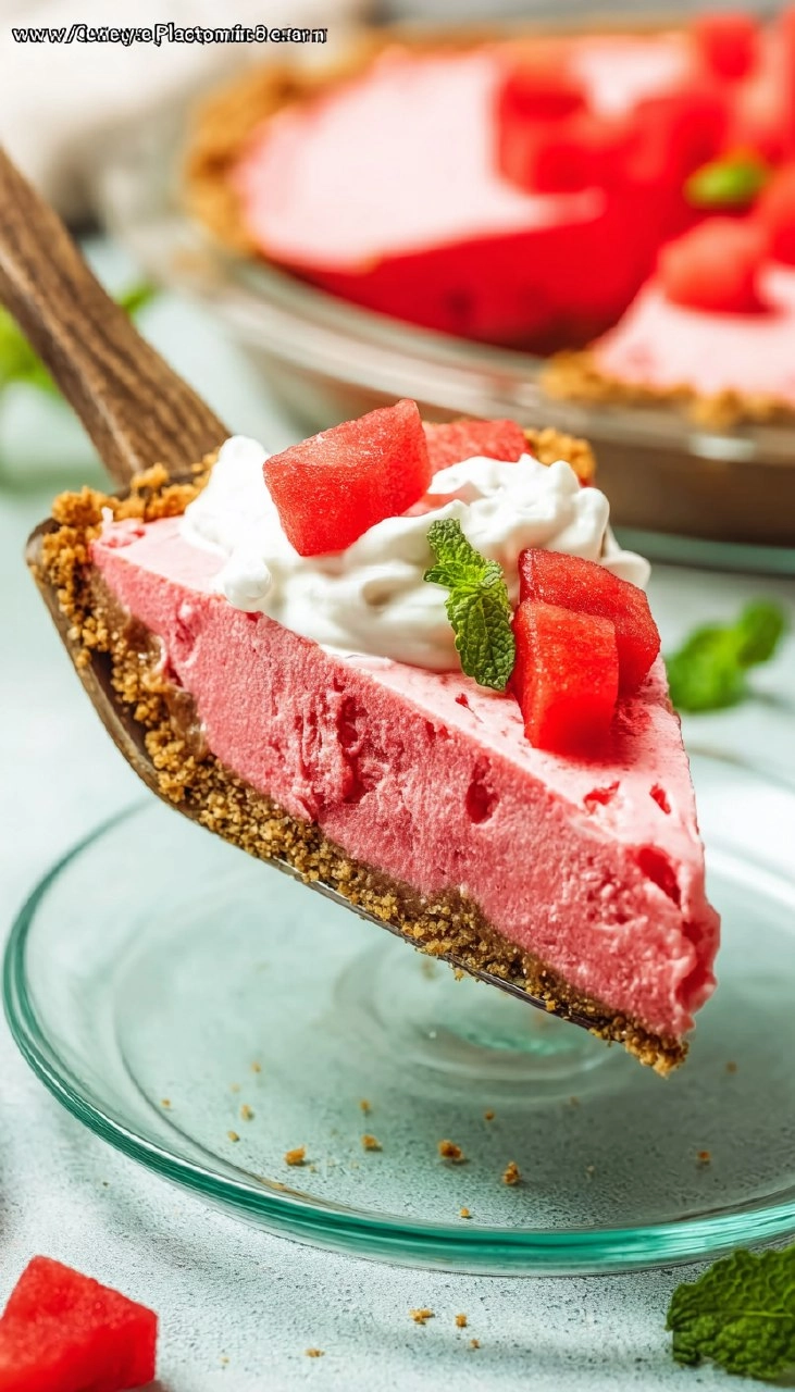 No-Bake Watermelon Pie: An Easy Summer Dessert