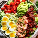 Salmon Cobb Salad with Avocado and Bacon (Whole30, Keto) 96 Salmon-Cobb-Salad-with-Avocado-and-Bacon-Whole30-Keto-Recipe