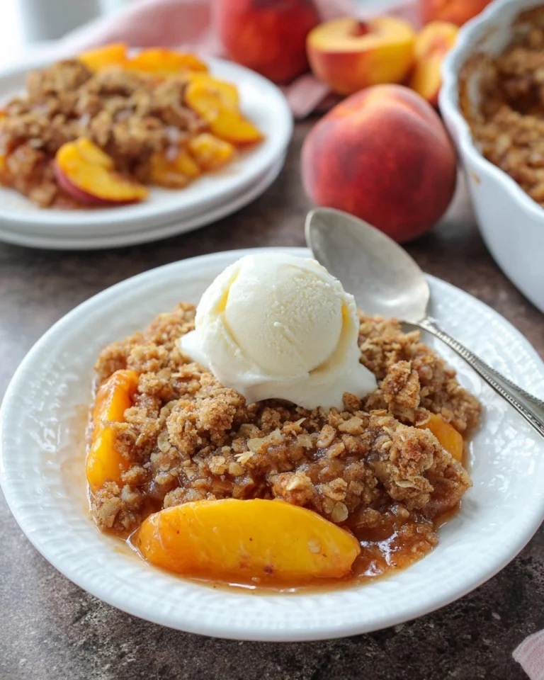Simple-Peach-Crisp-Recipe-with-Oat-Topping-Recipe