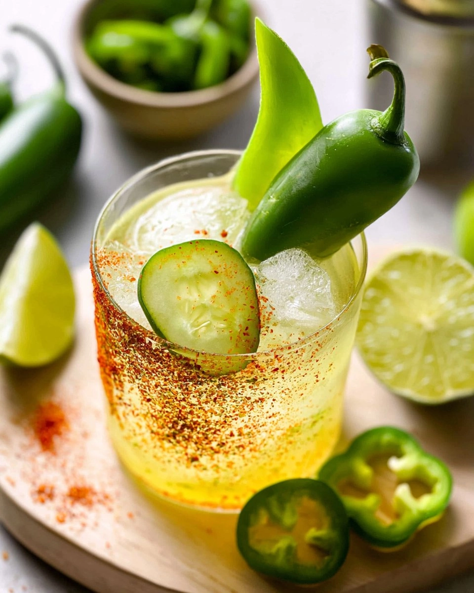 Spicy Pickle Margarita