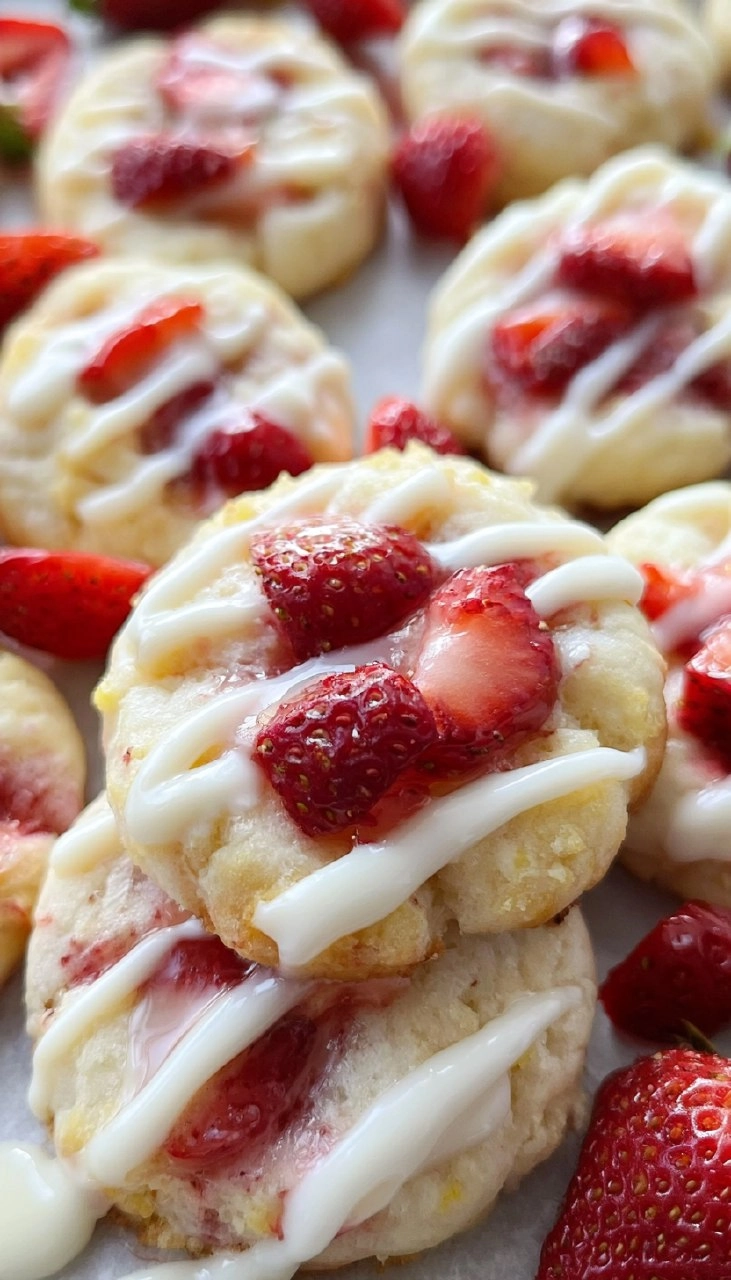 Strawberry Shortcake Cookies