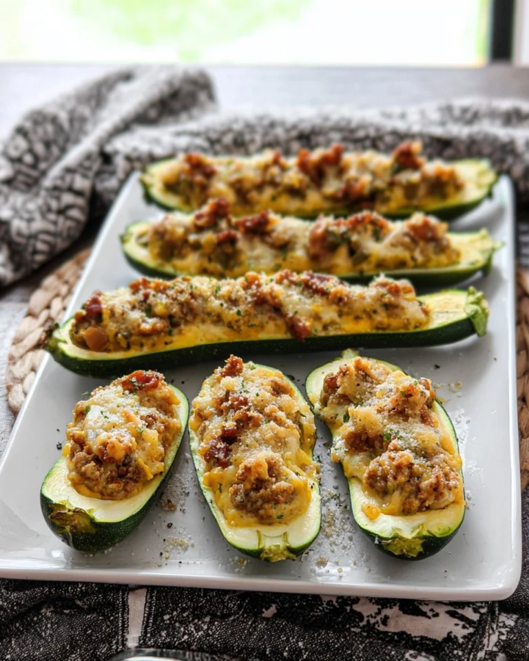 Stuffed-Zucchini-Boats-Recipe
