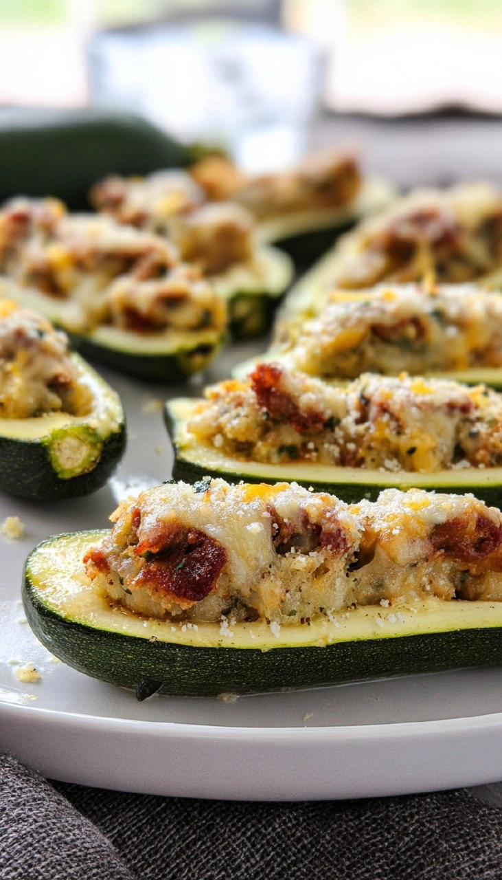 Stuffed Zucchini Boats