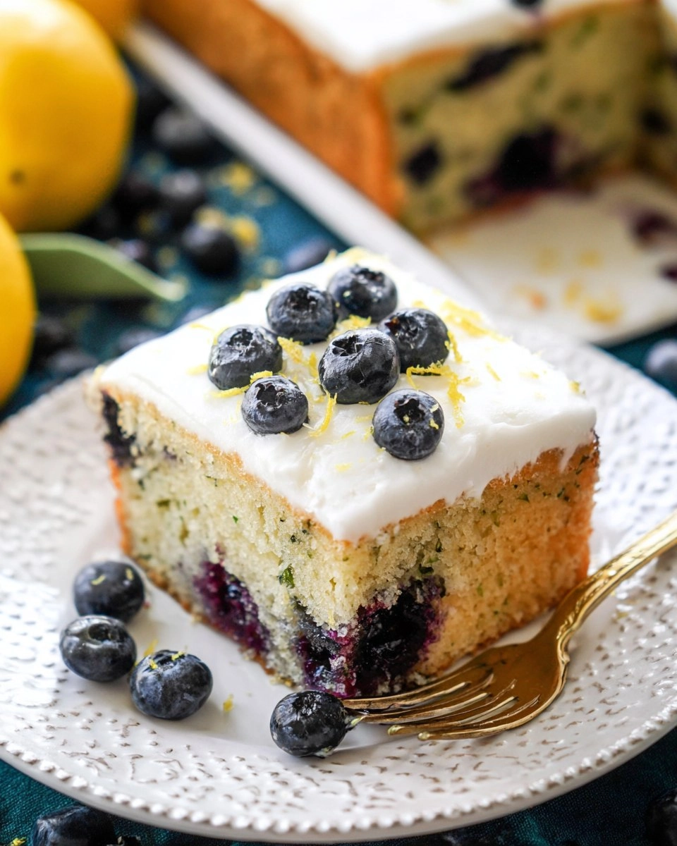 Blueberry Zucchini Cake