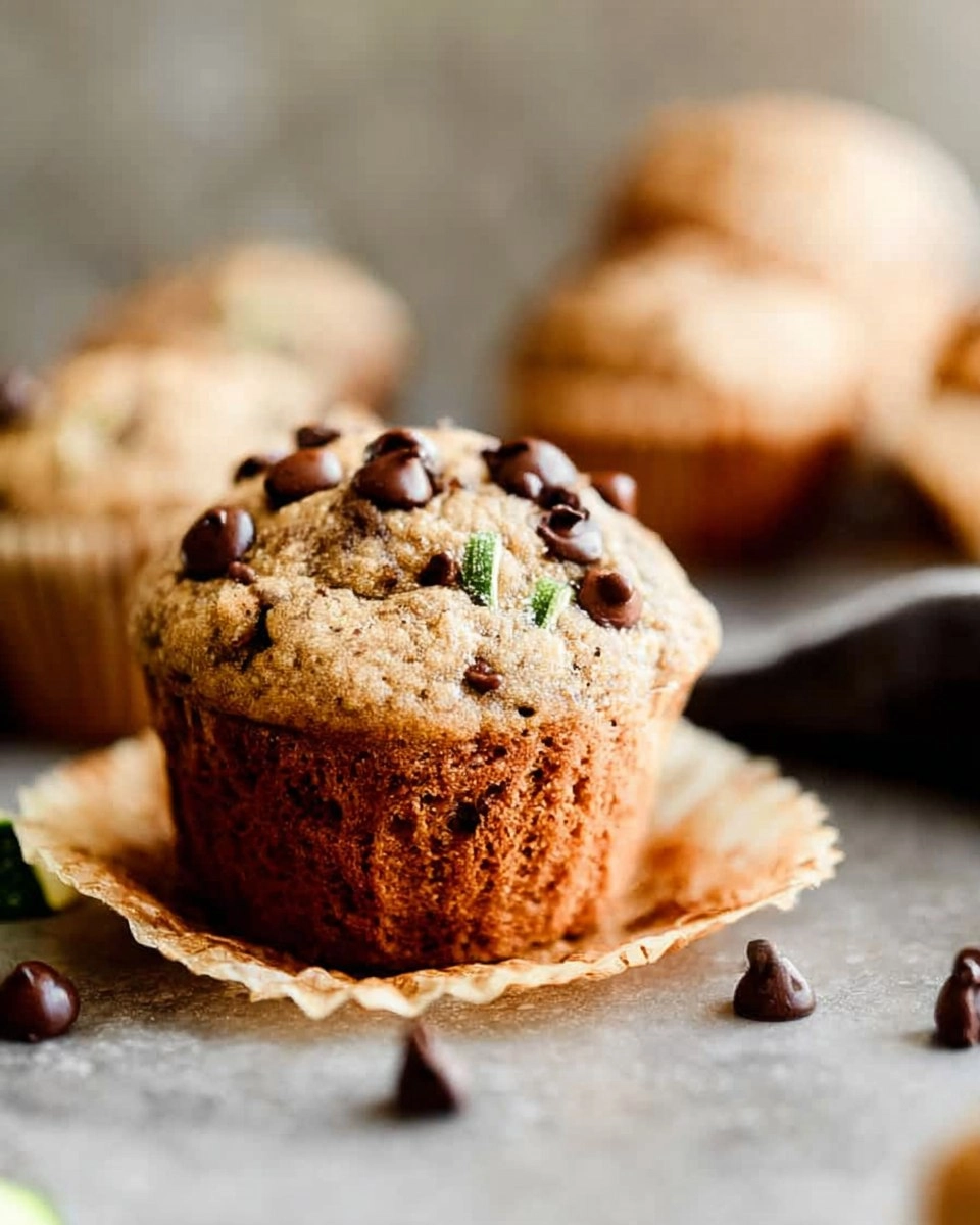Chocolate Chip Zucchini Muffins