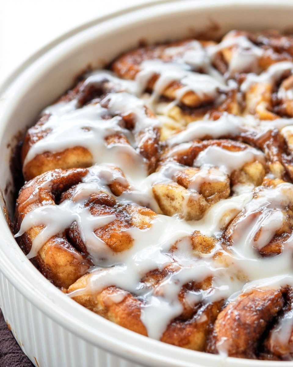 Cinnamon Roll Peach Cobbler