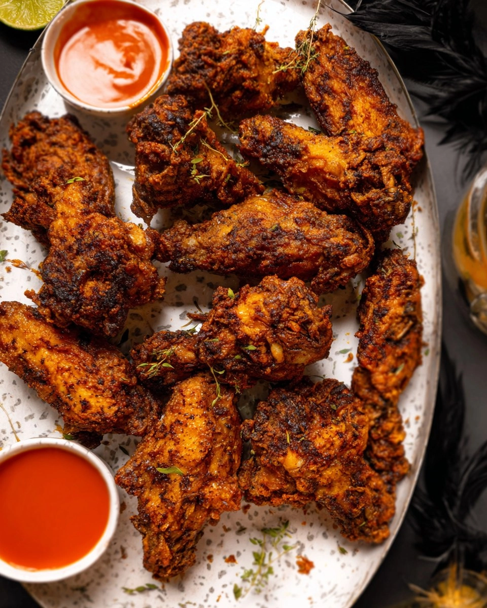 Crispy Spicy Fried Chicken Wings