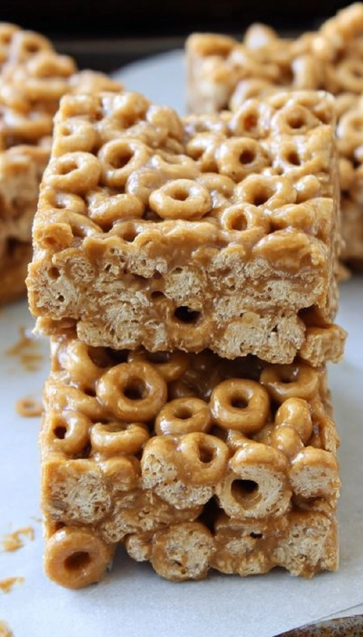 Easy Peanut Butter Cheerio Bars