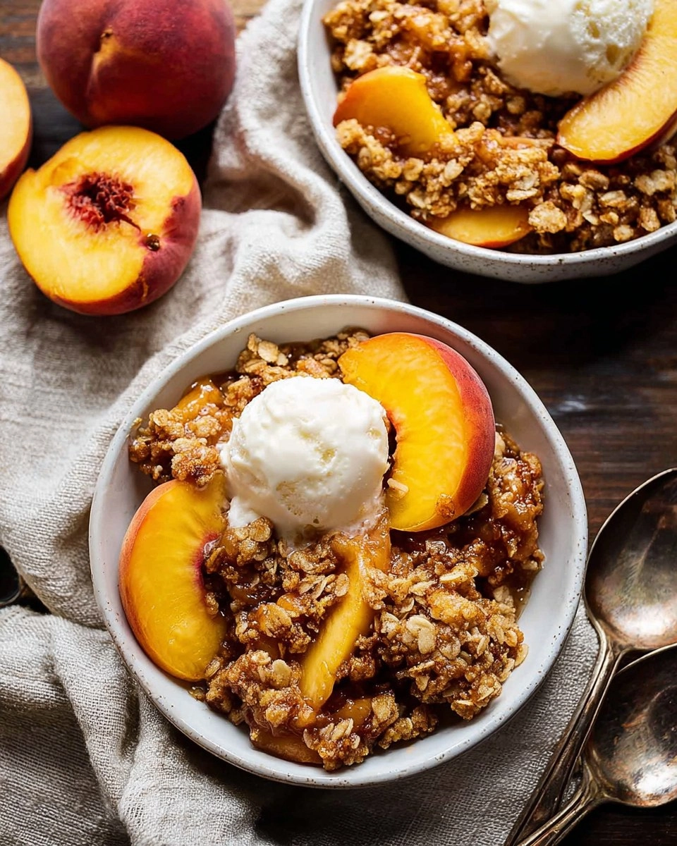 Gluten Free Peach Crisp