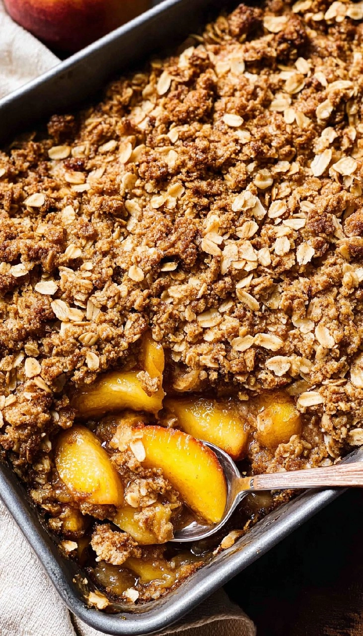 Gluten Free Peach Crisp