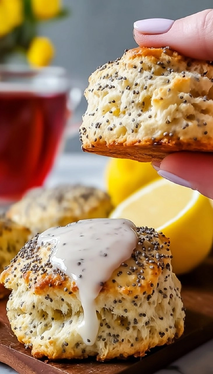 Lemon Poppy Seed Scones