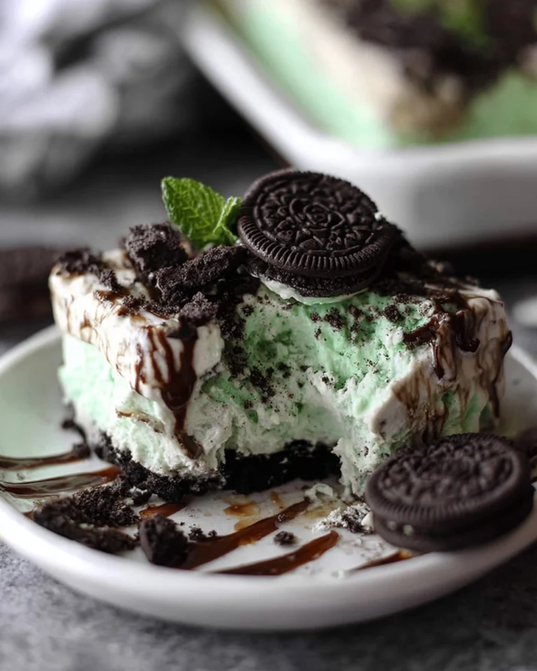 Mint-Oreo-Ice-Cream-Dessert-Recipe