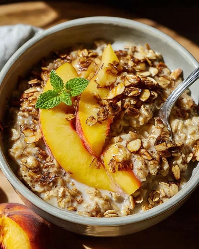 Peach-Cobbler-Oatmeal-Recipe