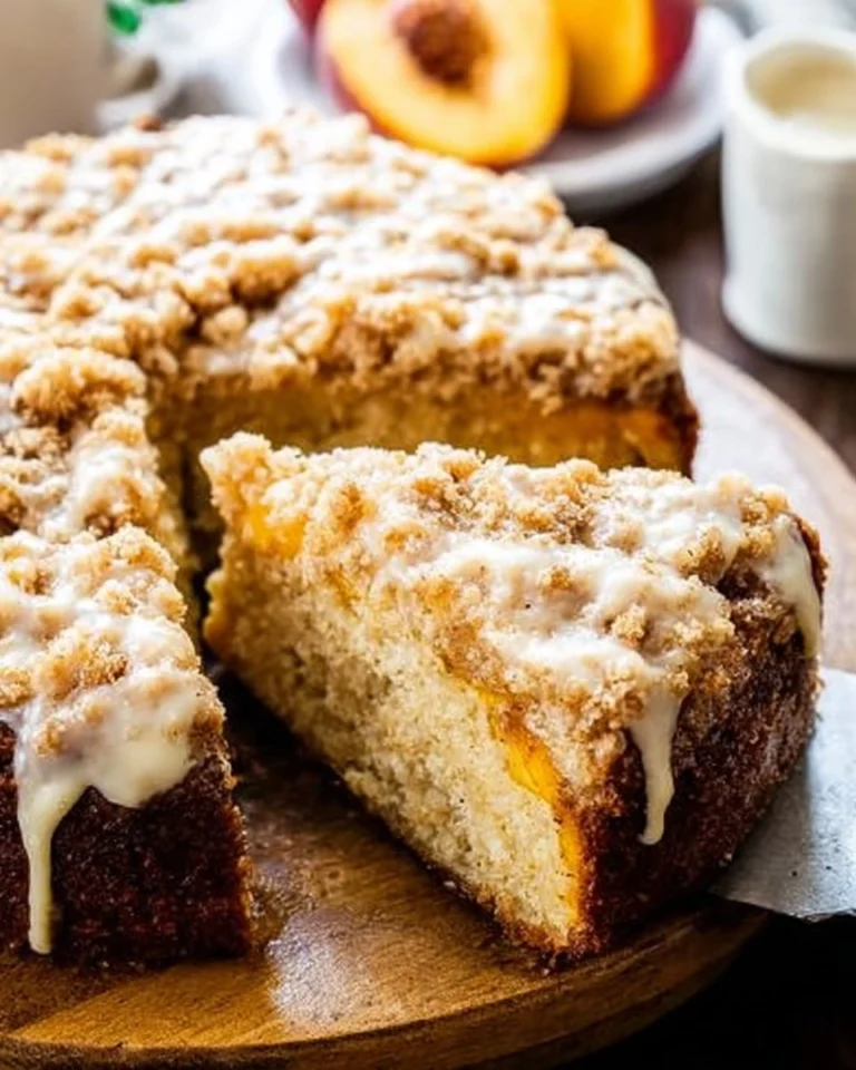 Peach-Ricotta-Cake-with-Brown-Butter-Streusel-Recipe