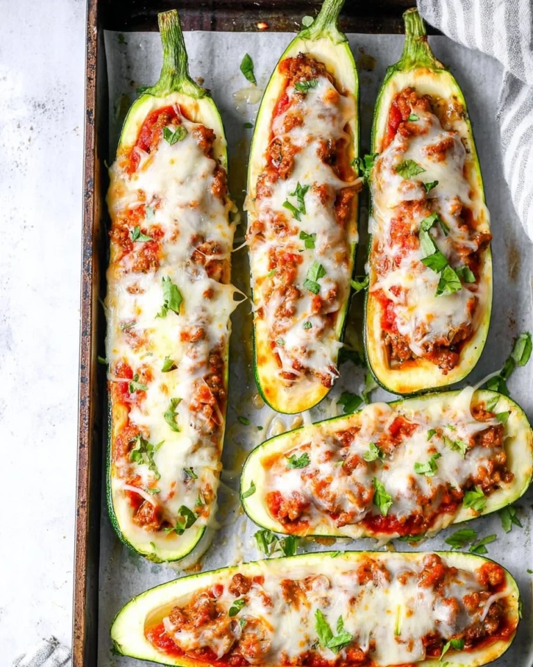 Sausage-Stuffed-Zucchini-Boats-Recipe