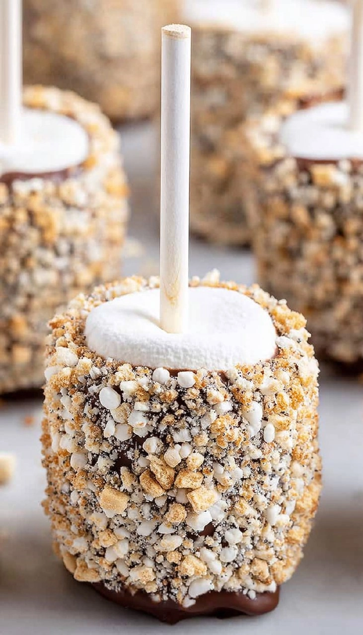 Smores Marshmallow Pops