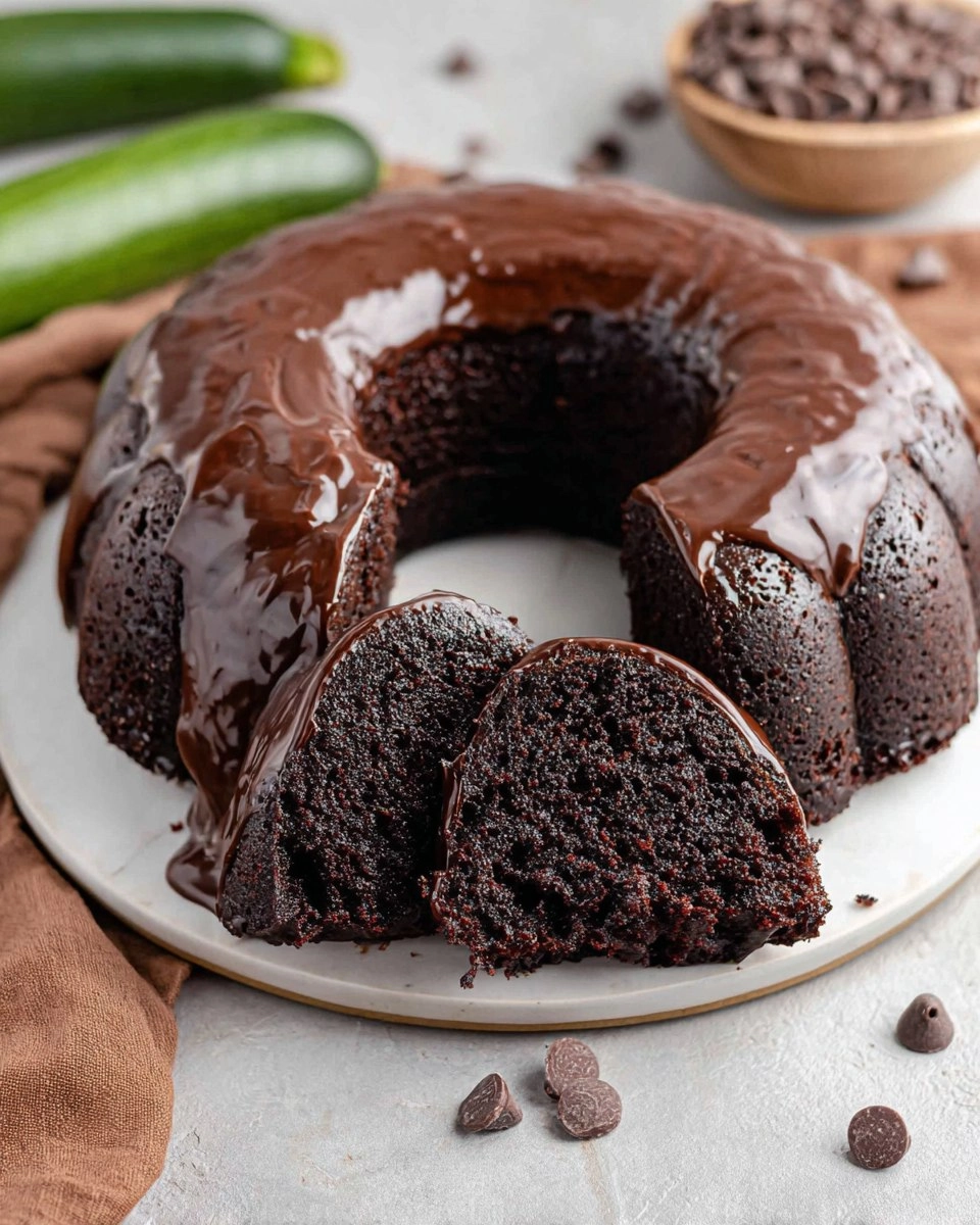 Zucchini Chocolate Bundt Cake