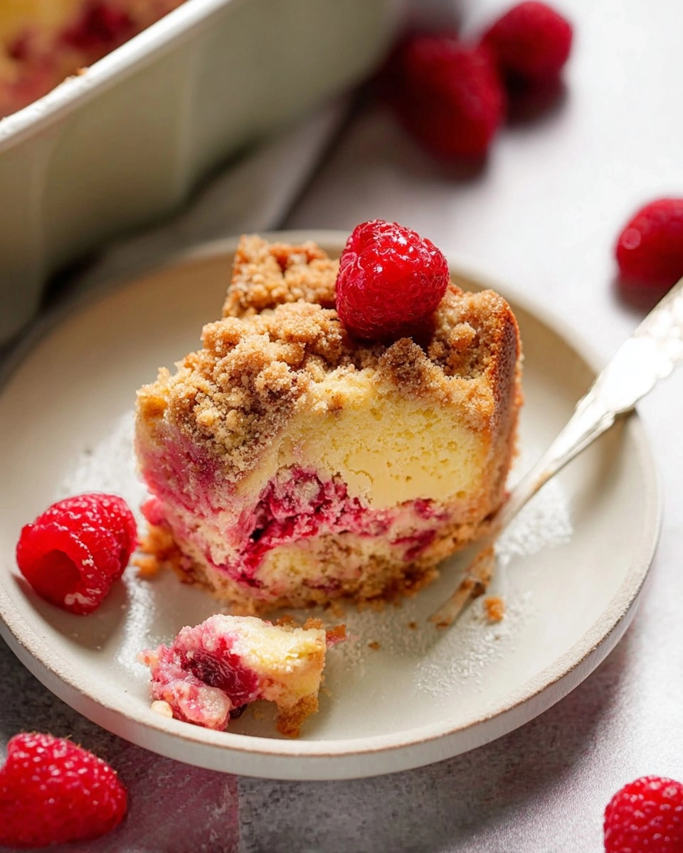 Raspberry Buckle Cake