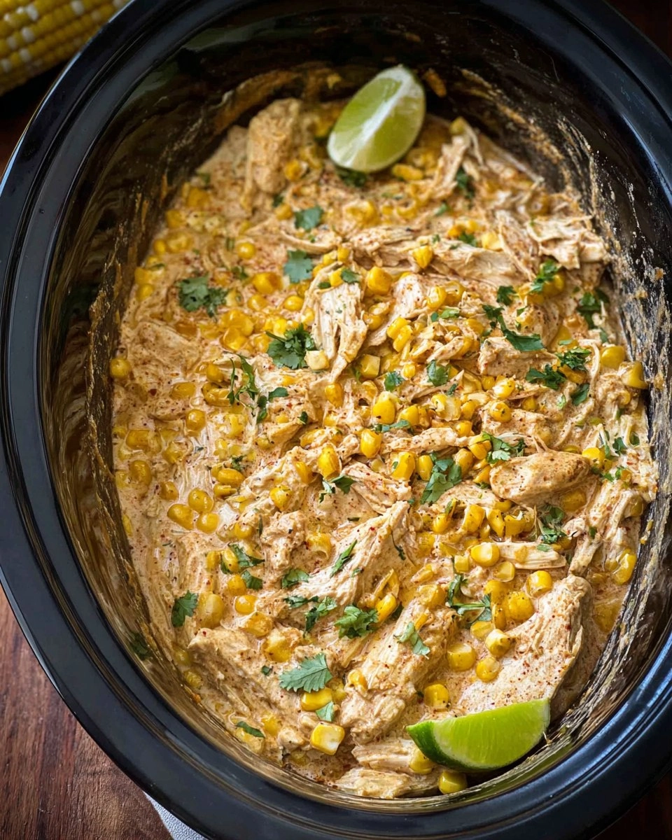 Slow Cooker Street Corn Chicken