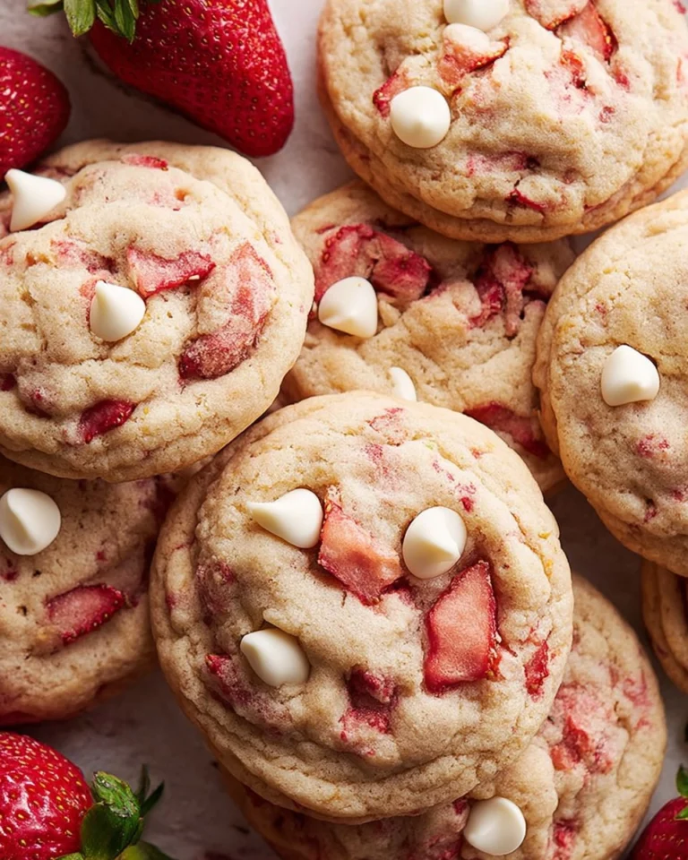 Strawberries-and-Cream-Cookies-The-Best-Strawberry-Flavor-Recipe