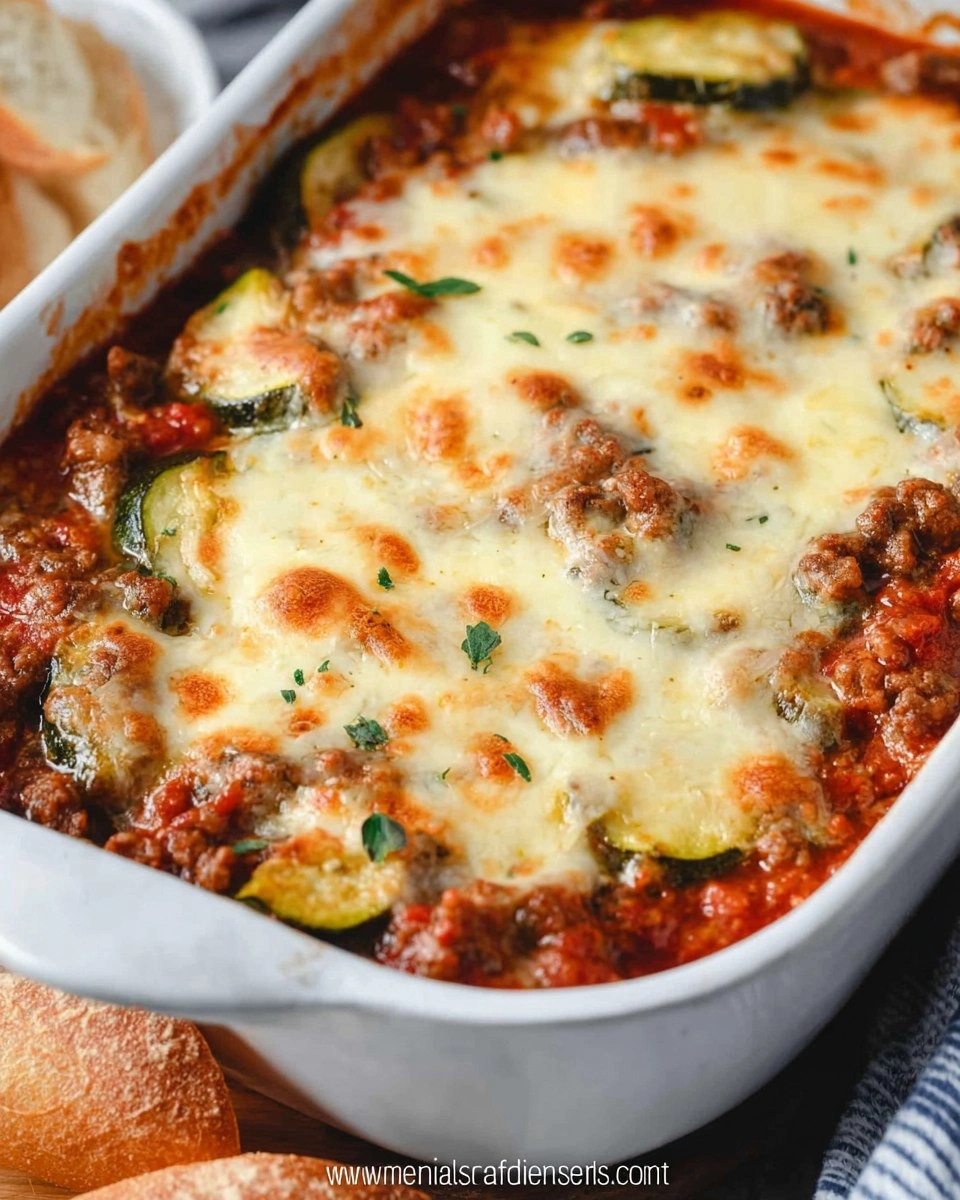 Zucchini Hamburger Casserole