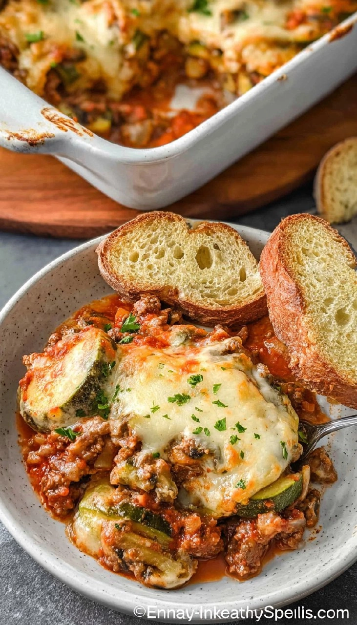 Zucchini Hamburger Casserole